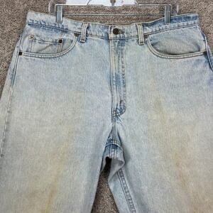 Vintage Levi's 555 Mens Jeans 38x36 Relaxed Straight Fit Made in USA Red Tab 90s